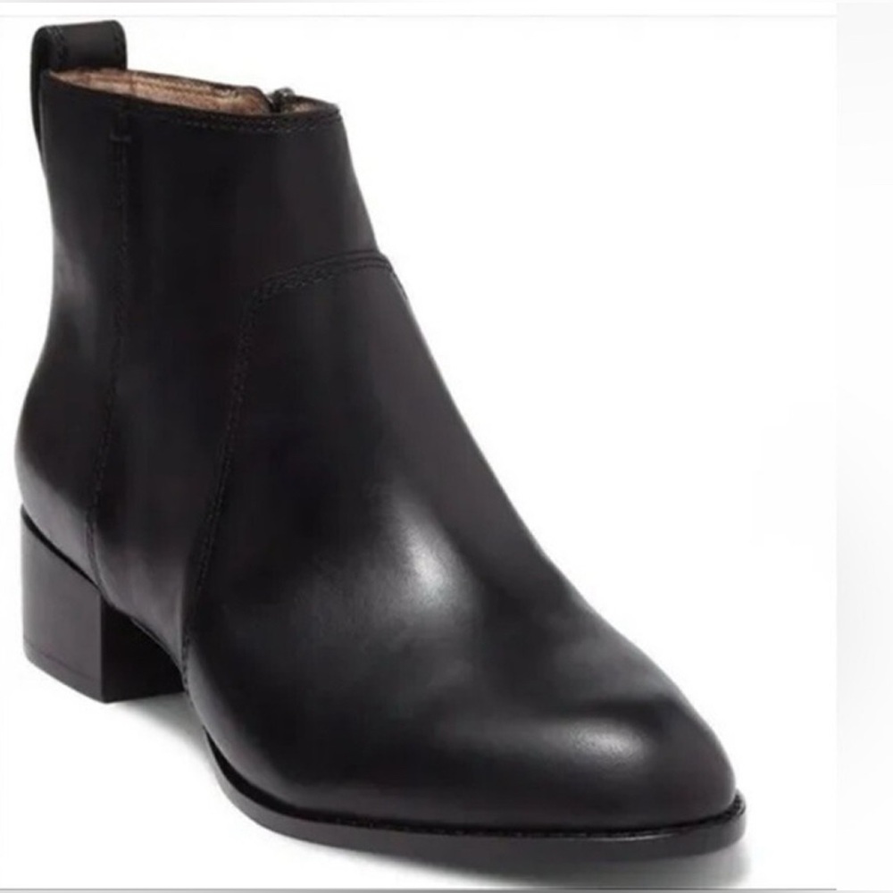 Madewell Camden Leather Ankle Boots Black Size 6.5